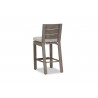 Laguna Aluminum Barstool With Cushions - Back - Laguna Aluminum Barstool With Cushions - Back