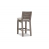 Laguna Counter Stool With Cushions In Canvas Flax - Back - Laguna Counter Stool With Cushions In Canvas Flax - Back
