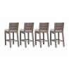 Laguna Counter Stool With Cushions In Canvas Flax - Set of 4 (back0
