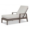 Laguna Aluminum Chaise Lounge With Cushions In Canvas Flax - White BG - Laguna Aluminum Chaise Lounge With Cushions In Canvas Flax - White BG