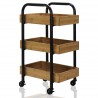 Oceanstar Portable Storage Cart - Lifestyle - Oceanstar Portable Storage Cart - Lifestyle