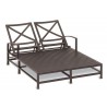La Jolla Aluminum Double Chaise - Without Cushion - La Jolla Aluminum Double Chaise - Without Cushion
