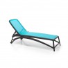 Nardi Atlantico Sunlounger - Anthracite Celeste - Nardi Atlantico Sunlounger - Anthracite Celeste