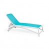 Nardi Atlantico Sunlounger - White Celeste - Nardi Atlantico Sunlounger - White Celeste
