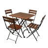 French Café Bistro Dining Set - 5 Pieces - French Café Bistro Dining Set - 5 Pieces