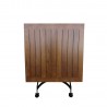 French Cafe Bistro 32" Folding Table - folded