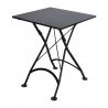 French Café Bistro Folding Table - Back - French Café Bistro Folding Table - Back