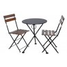 French Café Bistro Dining Set - 3 Pieces - French Café Bistro Dining Set - 3 Pieces