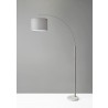 Bowery Arc Lamp - Brushed Steel