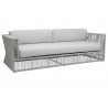 Sunset West Miami Sofa With Cushions in Echo Ash - Angled - Sunset West Miami Sofa With Cushions in Echo Ash - Angled