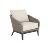 Sunset West Marbella Club Chair W/cushions In Echo Ash - Angled - Sunset West Marbella Club Chair W/cushions In Echo Ash - Angled