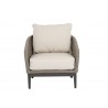 Sunset West Marbella Club Chair W/cushions In Echo Ash - Front - Sunset West Marbella Club Chair W/cushions In Echo Ash - Front