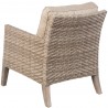 Cornwall Woven Wood Deep Seating Lounge Chair - Back