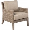 Cornwall Woven Wood Deep Seating Lounge Chair