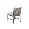 Sunset West Pietra Armless Dining Chair - Back Angle