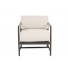 Sunset West Pietra Club Chair With Echo Ash Cushion - Front - Sunset West Pietra Club Chair With Echo Ash Cushion - Front