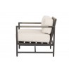 Sunset West Pietra Club Chair With Echo Ash Cushion - Side Angle - Sunset West Pietra Club Chair With Echo Ash Cushion - Side Angle