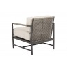 Sunset West Pietra Club Chair With Echo Ash Cushion - Back Angle - Sunset West Pietra Club Chair With Echo Ash Cushion - Back Angle