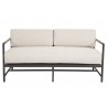 Sunset West Pietra Loveseat with Echo Ash Cushion - Front