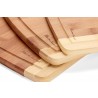 Organic Bamboo Cutting Board - Side Angle