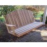 Cedar Mountaintop Fanback Porch Swing  - Cedar Mountaintop Fanback Porch Swing 