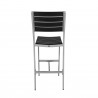 Vienna Bar Side Chair - Black - Back - Vienna Bar Side Chair - Black - Back