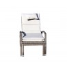 Taupe Beach Front Deck Chair  - Front - Taupe Beach Front Deck Chair  - Front