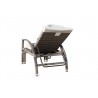 Taupe Beach Front Deck Chair - Back Angle - Taupe Beach Front Deck Chair - Back Angle
