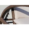 Taupe Beach Front Deck Chair  - Back Detail - Taupe Beach Front Deck Chair  - Back Detail