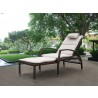Taupe Beach Front Deck Chair to Chaise Lounge Combo - Taupe Beach Front Deck Chair to Chaise Lounge Combo