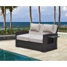 Miranda Outdoor Loveseat to Daybed Combo with Cushions - Lifestyle - Miranda Outdoor Loveseat to Daybed Combo with Cushions - Lifestyle