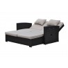 Miranda Outdoor Loveseat to Daybed Combo with Cushions - Folded - Miranda Outdoor Loveseat to Daybed Combo with Cushions - Folded