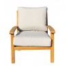 Natural Teak Heritage Outdoor Teak Lounge Chair - Natural Teak Heritage Outdoor Teak Lounge Chair