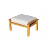 Natural Teak Heritage Outdoor Teak Ottoman