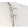 Natural Teak Heritage Outdoor Teak Ottoman - Pillow Details