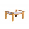 Natural Teak Heritage Outdoor Teak Ottoman