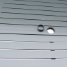 Table Top with Umbrella Hole - Silver