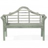 Huntington White Acacia Outdoor Folding Queen Bench