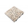 Natural Tavertine Stone White/Grey Deck Tile