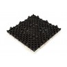 Natural Tavertine Stone White/Grey Deck Tile - Back Side
