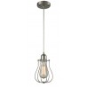 SATIN BRUSHED NICKEL - METAL WIRE CAGE