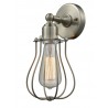 SATIN BRUSHED NICKEL - METAL WIRE CAGE