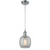 Glass Cord Pendant - Polished Chrome