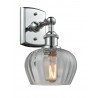Glass Wall Sconce - Polished Chrome