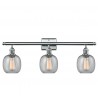 Glass Vanity Light - Polished Chrome