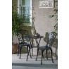 Triora Cast Aluminum Bistro Set in Blacksmith 0 Lifestyle - Triora Cast Aluminum Bistro Set in Blacksmith 0 Lifestyle