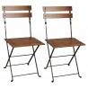 French Café Bistro Folding Side Chair - French Café Bistro Folding Side Chair