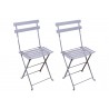 French Café Bistro Folding Side Chair - Aluminum - French Café Bistro Folding Side Chair - Aluminum