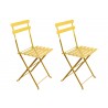 French Café Bistro Folding Side Chair - Yellow - French Café Bistro Folding Side Chair - Yellow
