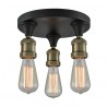 Black/Brushed Brass